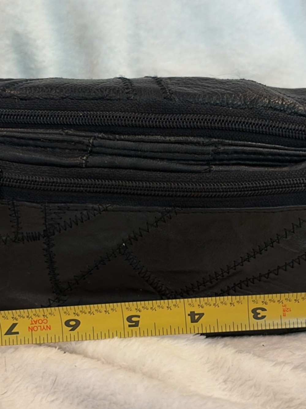 Black Crossbody Bag/Fan